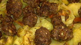 Pikantní kefty-šišky se zeleninou a sýrem