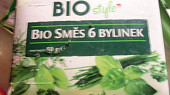 Polévka se směsí  6 bylinek  Bio a houbama-nevšední chuti, 6 bylinek BIO...