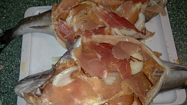 Pstruzi,  plněné  bylinkami a zeleninou