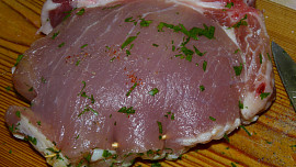 Smažené plněné žebírko