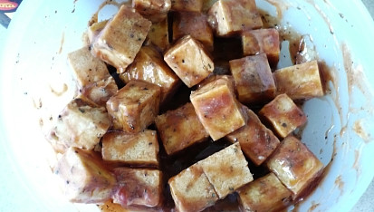 Špízy s tofu