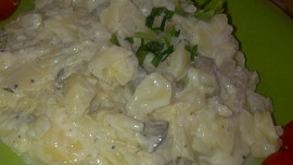 Telecí plátky,potřené pikantním těstíčkem ze sýrů, zeleniny, bylinek a slaniny