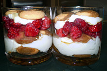 Tiramisu s malinami