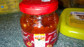 Vepřová játra ve feferonovo-hořčičné omáčče