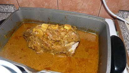 Vepřové  v zázvorové marinádě s pomerančovým olejem