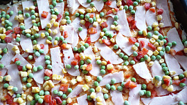 Vločková pizza