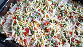 Vločková pizza