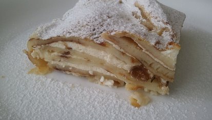 Zapečené palačinky s tvarohem