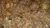 Zelené paprikové lusky plněné hříbky, slaninou a masem
