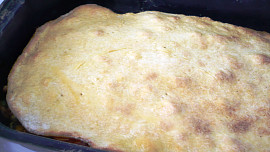 Zelenina v bramborovém těstě