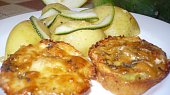 Cuketovo sýrové "muffiny"