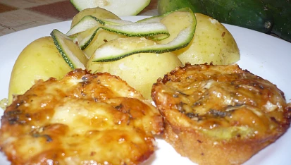 Cuketovo sýrové "muffiny"