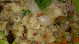 Hermelínovo-houbové flíčky s paprikovou klobásou