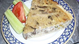 Houbový quiche - skvělý slaný koláč