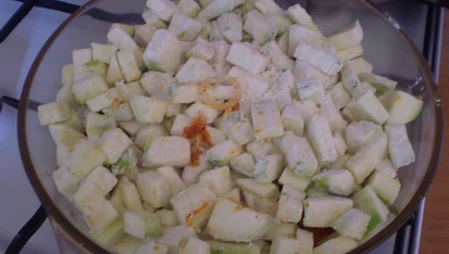 Jídlo pro vegetariány, Přidáme v hladké mouce obalenou cuketu