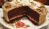 Kakaovo-ořechový dort