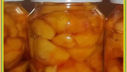 Kompot z oloupaných broskví pro další použití, Kompot z oloupaných broskví pro další použití