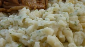Koprové noky - halušky -  k masu
