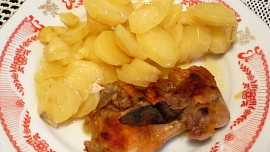 Kuřecí na bramborách a másle