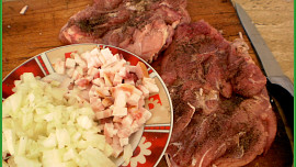 Kuřecí na pepři a slanině
