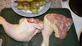 Marinované  kuřecí s hroznem (i pro diabetiky), hlavní suroviny