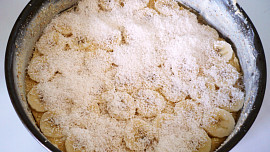 Ovocný dortík - banánový s kokosem