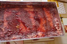korpus potřený marmeládou