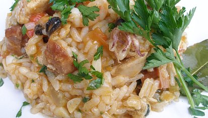 Pestré rizoto ( Jambalaya)