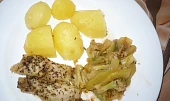 Provensálský pangasius se zeleninou