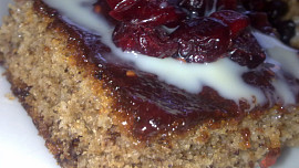 Rychlý brusinkovo-kokosový moučník