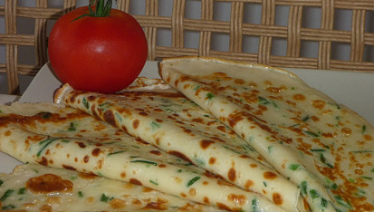 Šnytlíkové - pažítkové palačinky