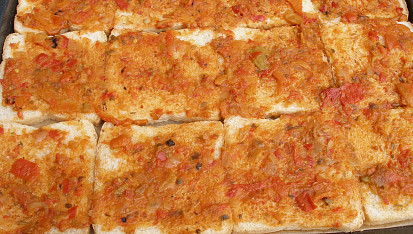 Toastová " pizza "