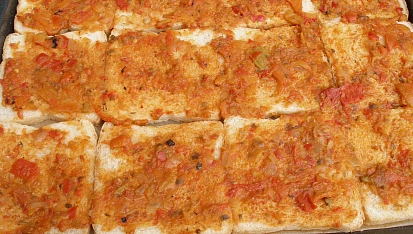 Toastová " pizza "