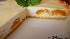 Tvarohový koláč s meruňkami II.