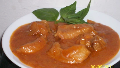 Vepřové soté v tomatové omáčce
