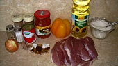 Vepřové maso s lečem, ingredience