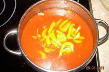 přidaná nakrájená paprika