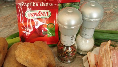 Zapečené brambory na zelí, Zapečené brambory na zelí - potřebné suroviny