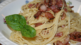 Autentické špagety carbonara podle Emanuela