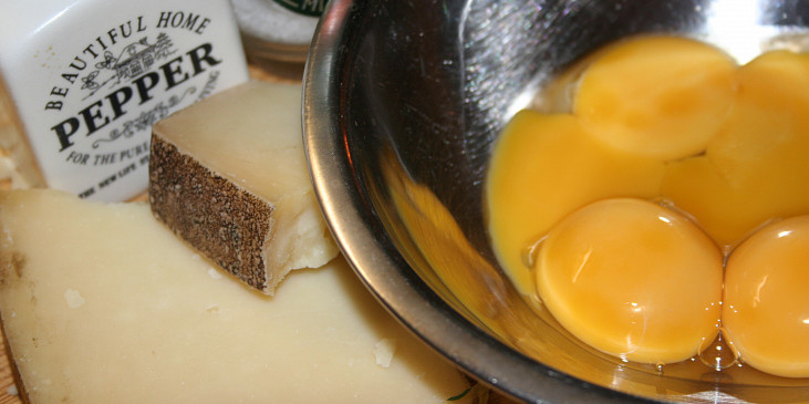 Autentické špagety carbonara podle Emanuela