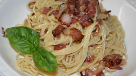 Autentické špagety carbonara podle Emanuela