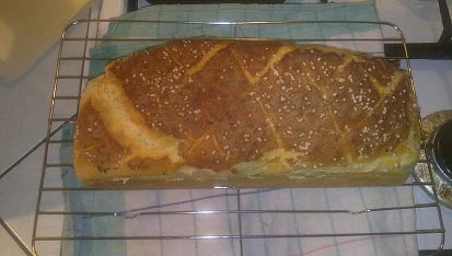 Bramborový chléb z bramborové kaše