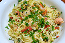 kalamari na spagetach