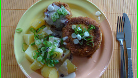 Hermelín s žampionovo-brusinkovou náplní