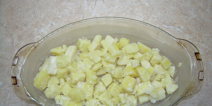 první vrstva brambor