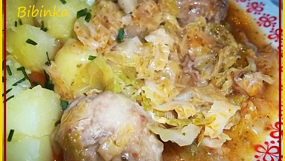 Koule v omáčkové kapustě, Koule v omáčkové kapustě