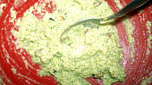 Křehké brokolicové placky, těsto