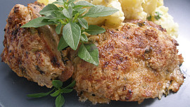 Krůtí ( kuřecí) maso s bazalkovo - pomerančovou  vůní