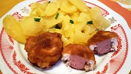 Kuřecí šneky s játrovkou