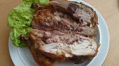 Loštické kuře  (Hanka), výborné....pečené v remosce...